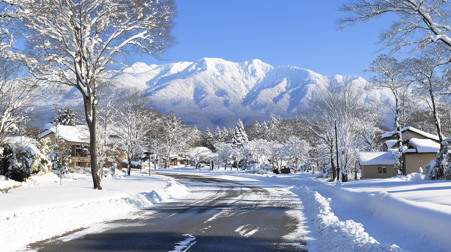 軽井沢の積雪時期の傾向と平均降雪量